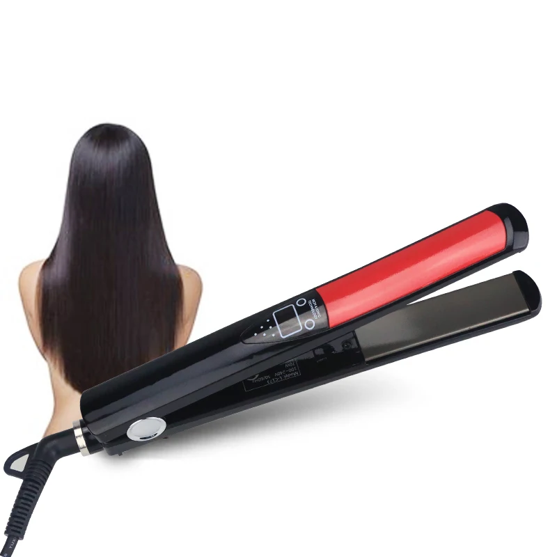 hair straightener with digital temperature control