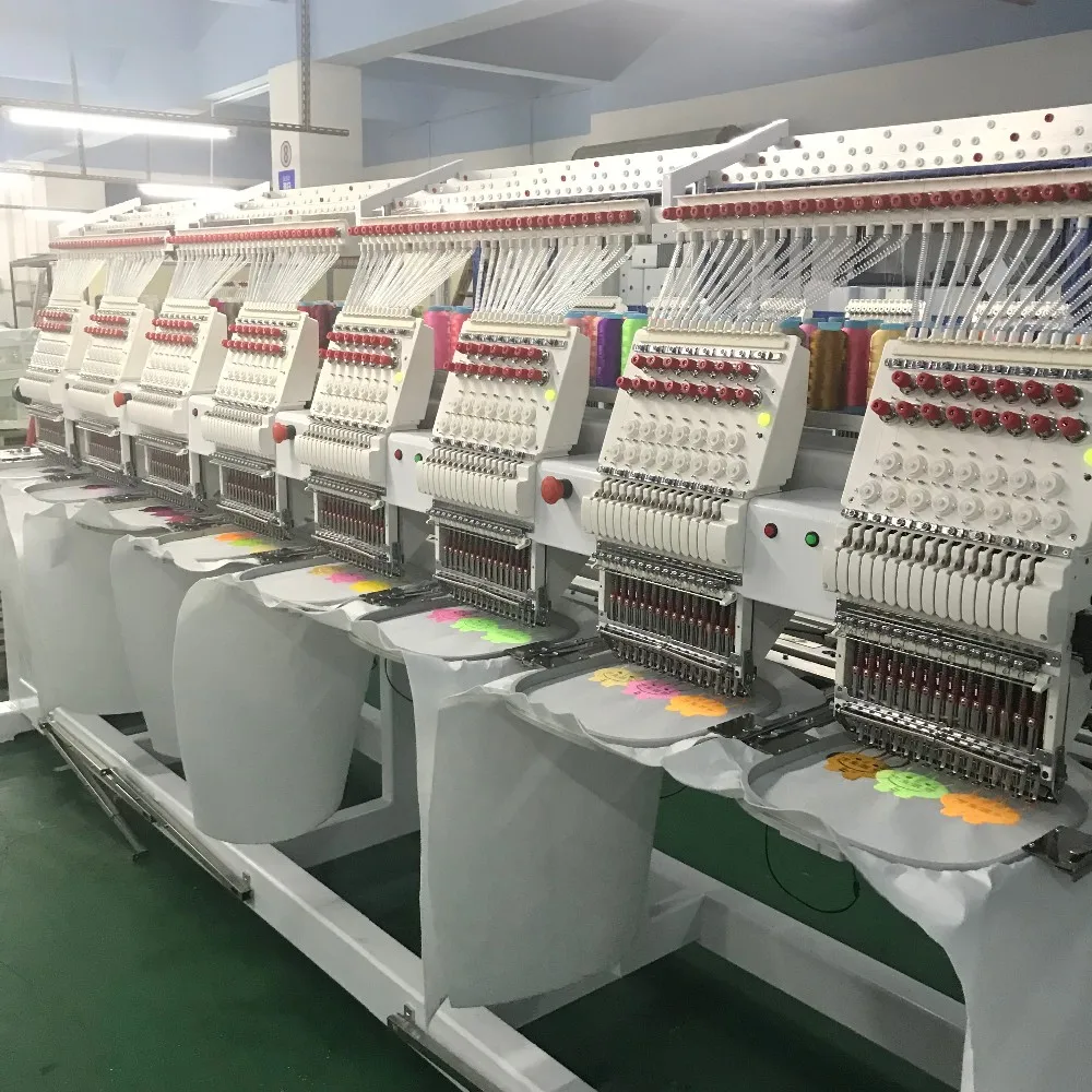 8 Head Computerized Same Feiya Embroidery Machine Price For Cap Tshirt ...