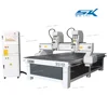 1525 3 axis cnc router machine with double independent spindle/cnc wood carving router machinery/two spindles wood engraver