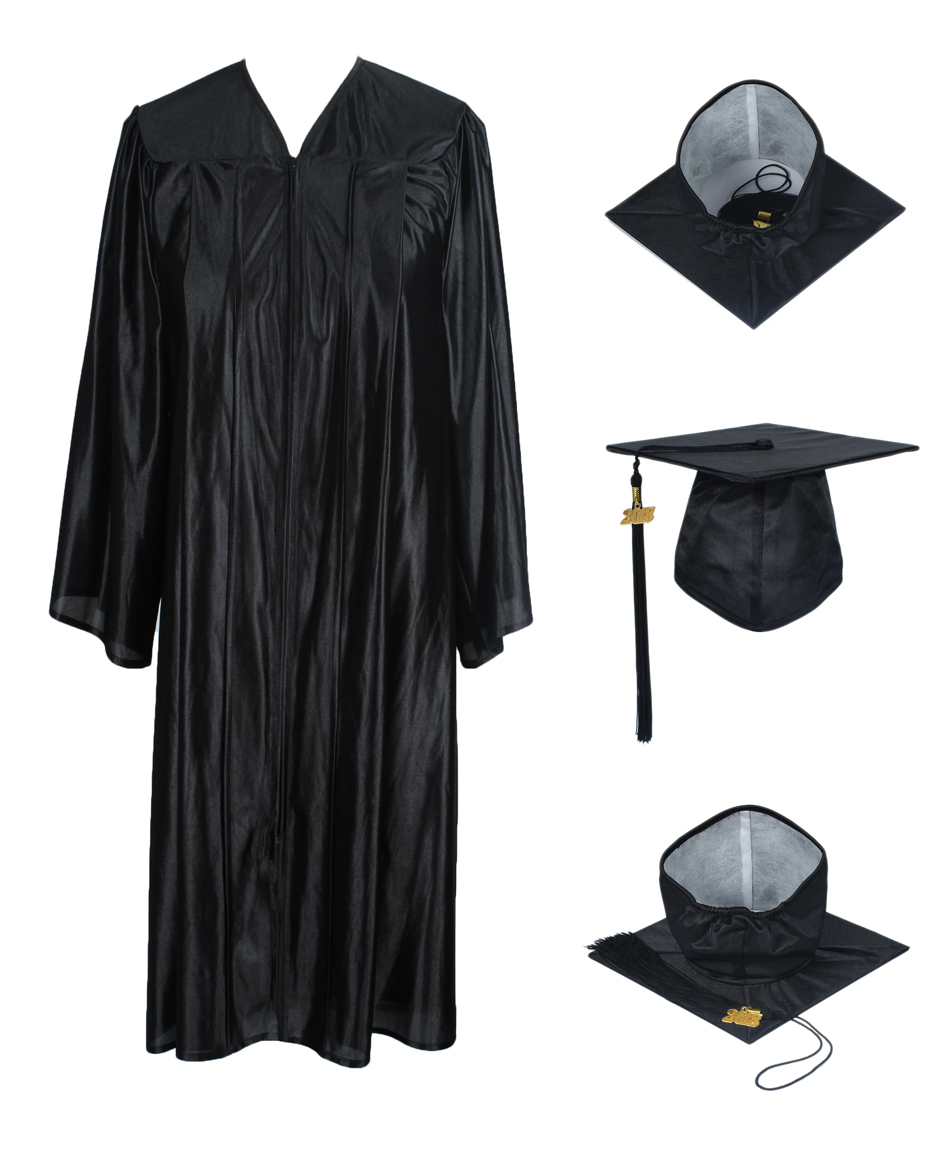 Adults Black Choir Robe And Cap - Buy Choir Robe,Choir Robe And Cap ...