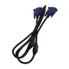 1.5VGA Male to Male Pci-e Extension Cable VGA RCA Audio Cable Extension Color is Black New 100m Extension Cable