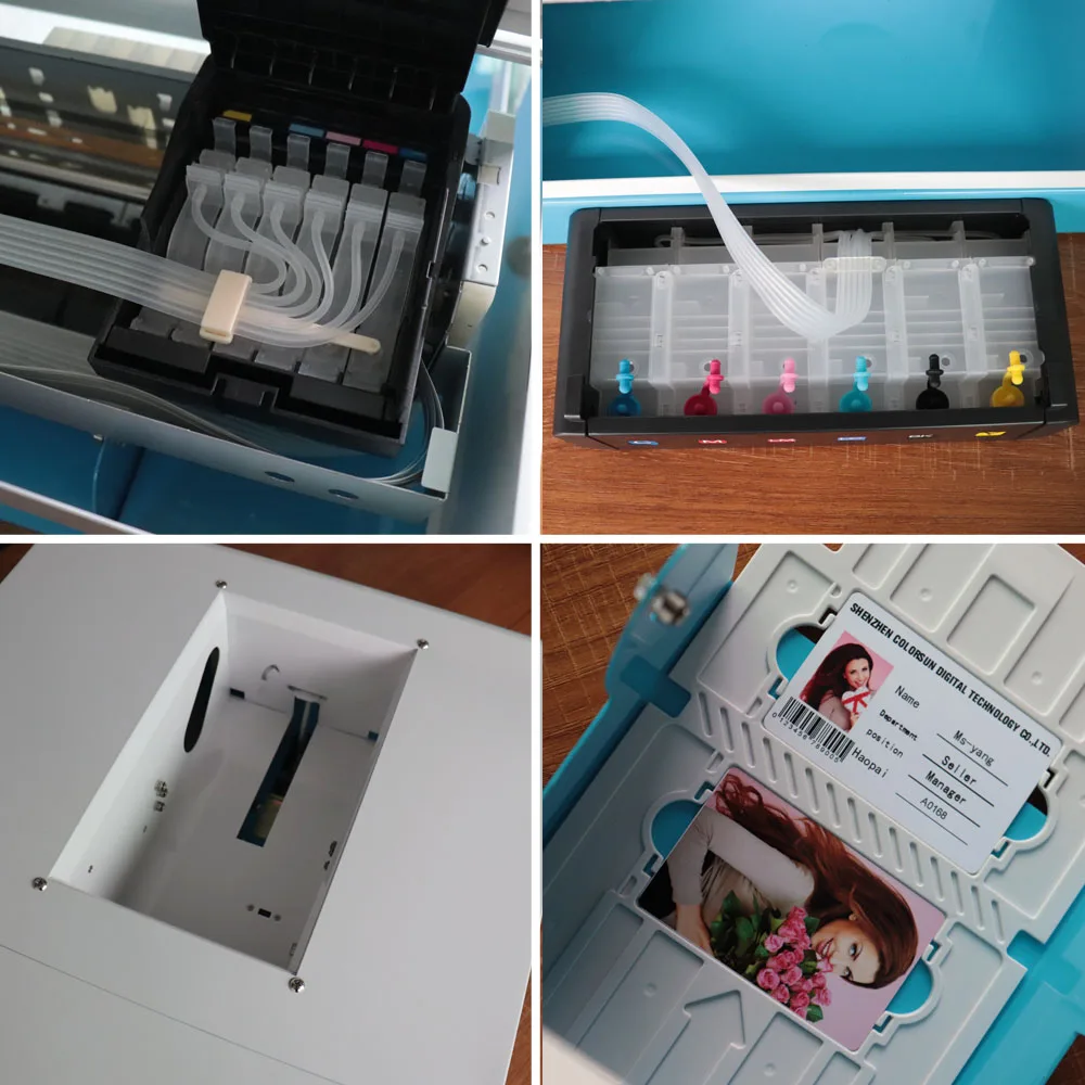 Warehouse Price For Automatic Digital Pvc Id Card Printer For Epson