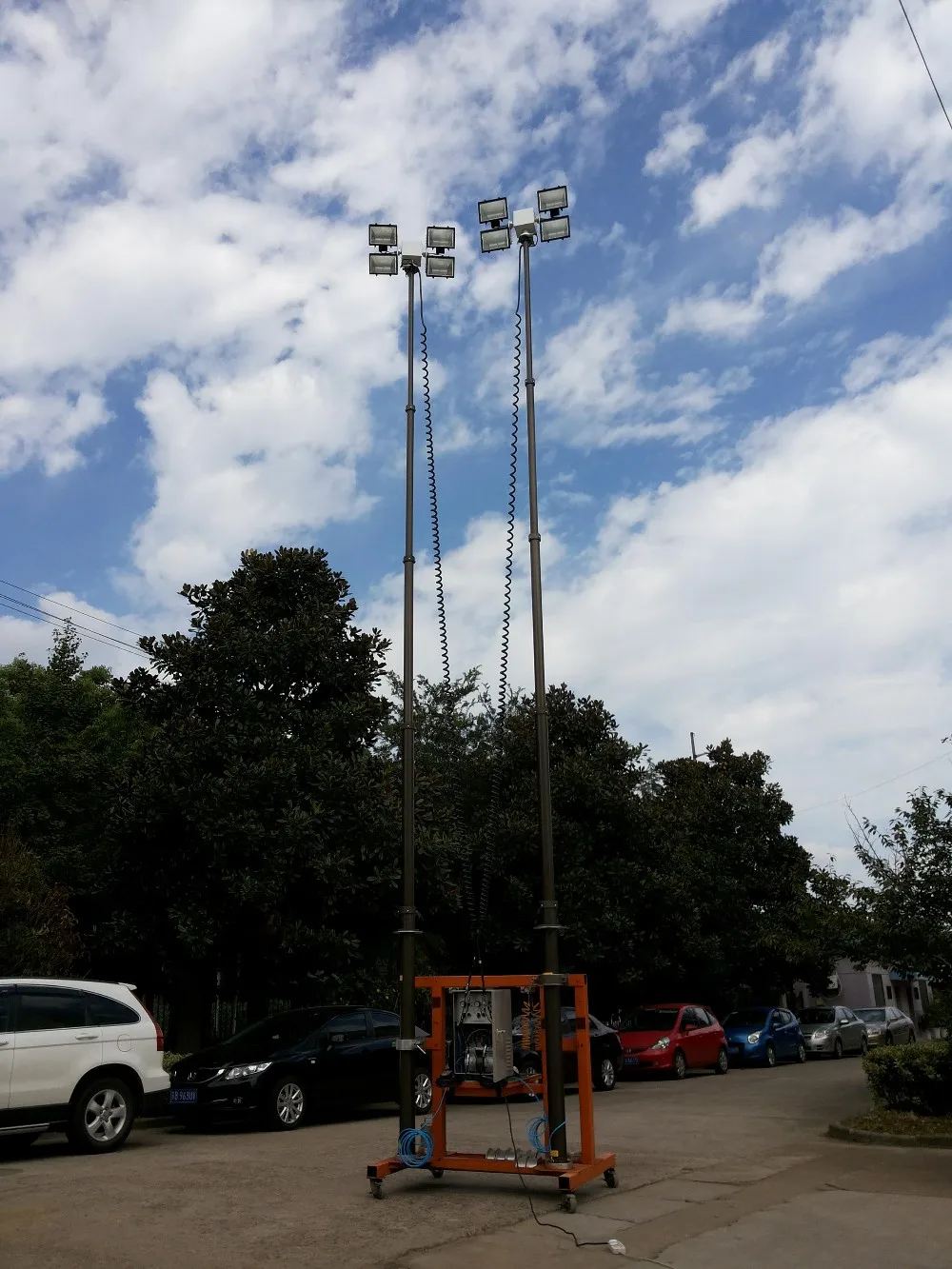 Telescopic Mast Light/telescopic Light Tower Buy High Mast Flood