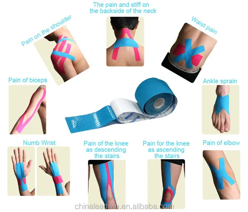 Muscle Tape 5cm X 5m Sports Tape Kinesiology Tape Cotton Elastic Adhesive Muscle Bandage Buy