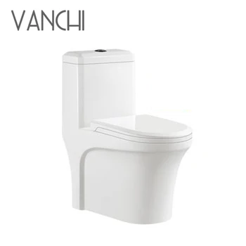 Ceramic Water Closet Toilet Bowl Siphon Effect Flush Valve Twyford