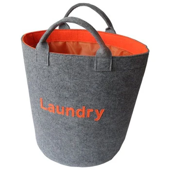 Whole Heavy Duty Large Felt Customized Laundry Basket With Whole Heavy Duty Large Felt Customized Laundry Basket With Handle