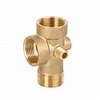 5 way brass pump fittings connector /water Five Way Connectors