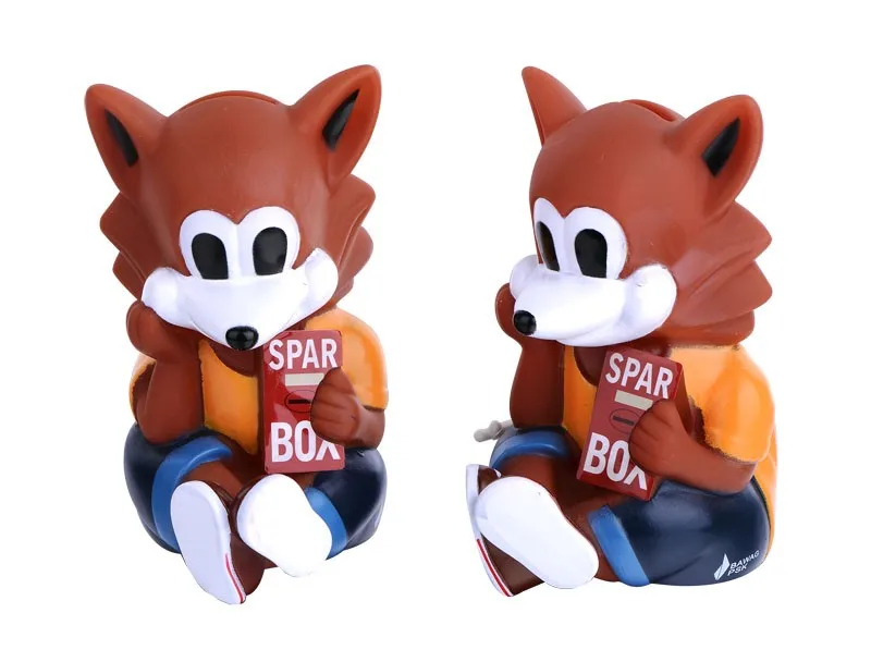 fox piggy bank