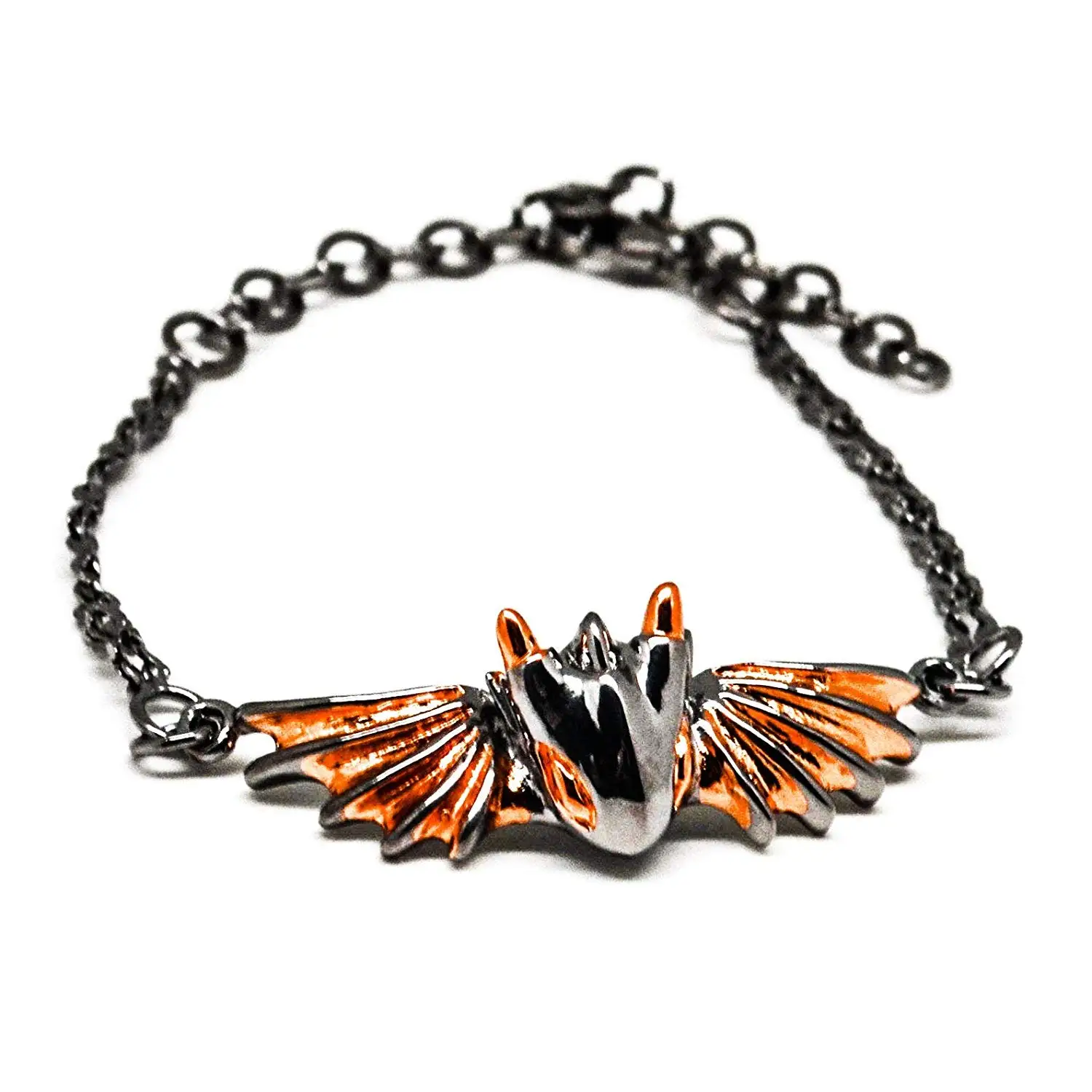 LNKRE JEWELRY Gold Dragon Head Bracelet Beads Healing Stones Stretch Wrap Bracelet for Mens /& Women