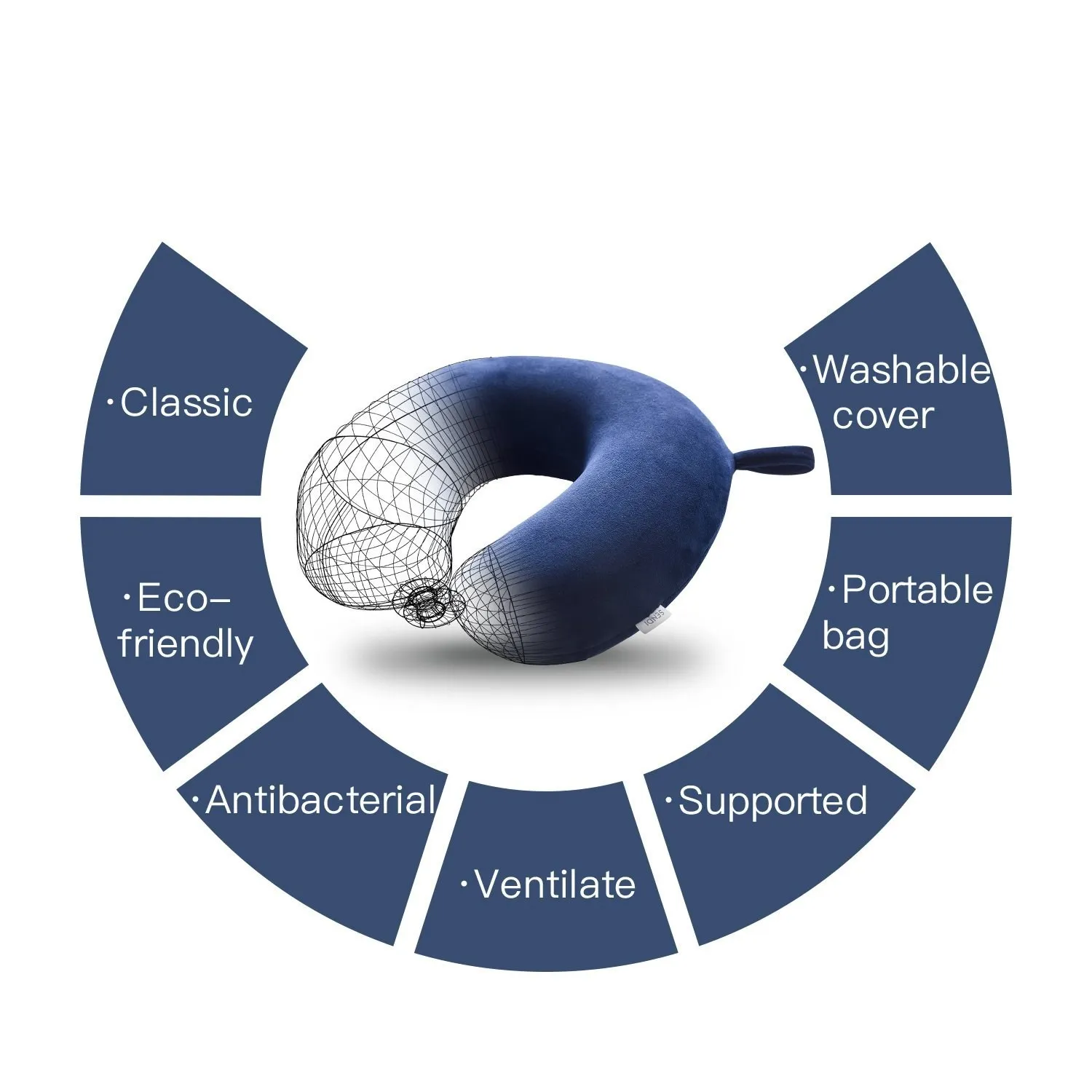 Soft Cotton Natural Latex U Shape Travel Neck Pillow Buy Soft Cotton