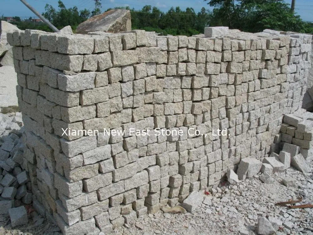 Outdoor Garden Cube Cobble Road Paver Stone Block Per Square Meter
