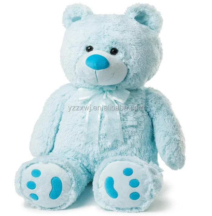 giant teddy bear blue