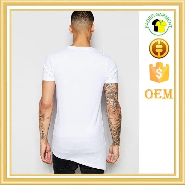 95 Cotton 5 Spandex Plain White Slim Fit T Shirt Wholesale No Brand