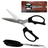 Kershaw stainless steel blade multi-function scissors;Features: nutcracker, bottle opener, cap lifter, bone socket, two screwdri