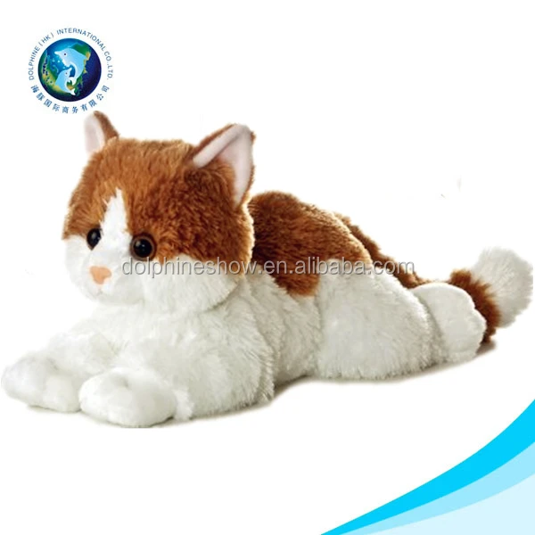 plush white cat