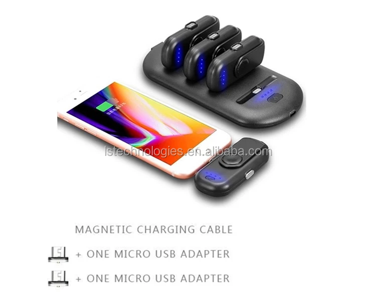 2019 mini small portable Portable Mini Finger Power Bank magnet powerbank magnetic - ANKUX.COM