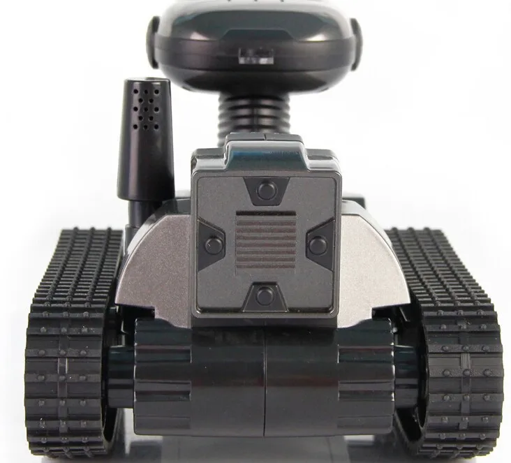 spy robot tank camera wifi rc lt control android iphone ipad eavesdropping monitoring ios spotlight photographs led