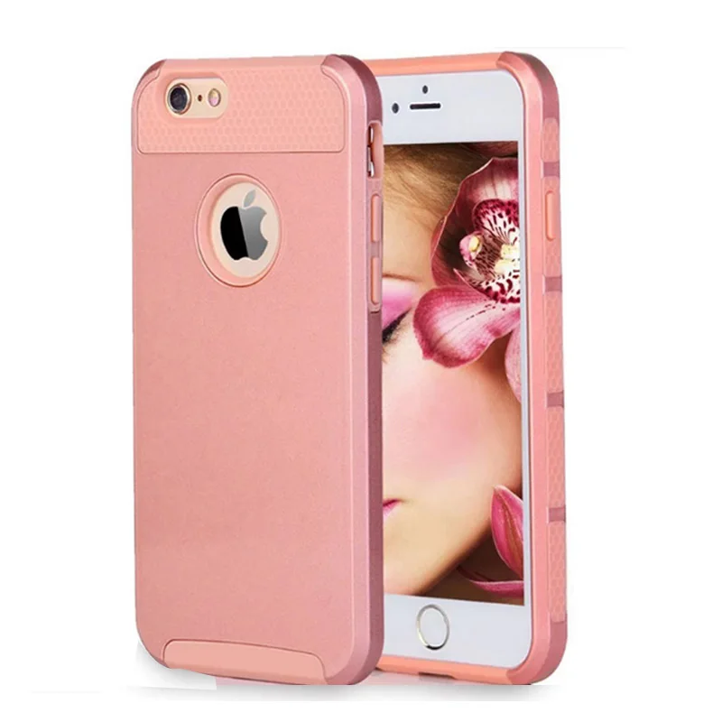 UV Coating Smoothy Mobile Cover For Apple iPhone 6 Slim Case Plastic Armor For iPhone 6 Mixing Color Case