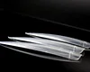 TSZS high quality ABS 500 pieces wholesale supplier long transparent tip artificial half cover nail tip