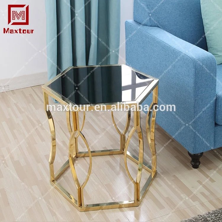 Foshan Shunde Furniture Gold Stainless Steel Base Black Glass Dining Room Coffee Corner Table Buy Corner Table Coffe Corner Table Glass Corner Table Product On Alibaba Com