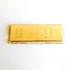 Custom desk decoration gold plated zinc alloy metal bar hot(not real gold)
