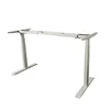 Dual Motor Electric Standing Desk Frame 2 Legged Desk Executive Office Desk