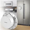 Manual Mechanical Kitchen Timer with Magnetic Base Countdown Cooking Baking Timing Tool