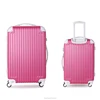 New design light ABS+PC code lock trolley luggage with 360 degree wheels