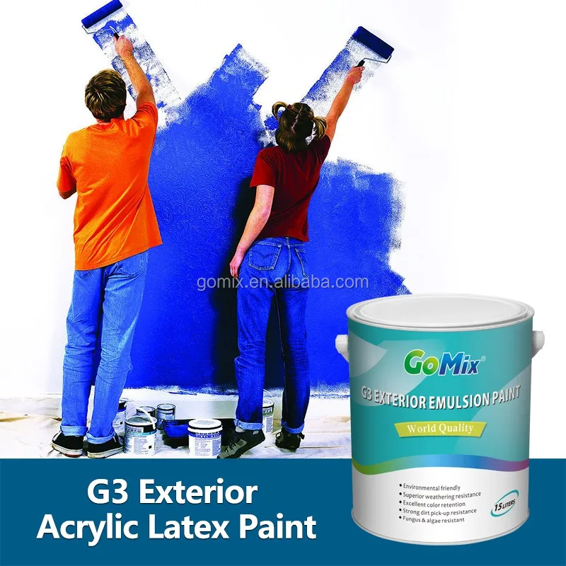 Premium Grade Long Durability G3 Best Acrylic Latex Exterior Paint