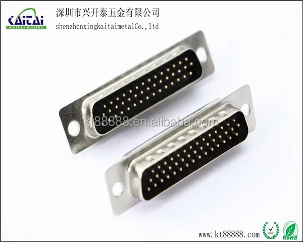 D Sub 44 Pin Solder Connector Db44 Male For Cable 44pin Plug Black Buy Db44 Male For Cable