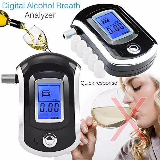 Alcohol Tester Breathalyzer,Digital Breath Blood Alcohol Tester Proof