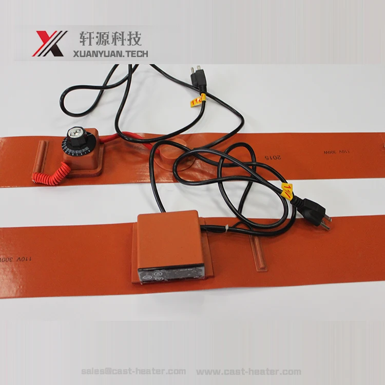 Silicone Rubber Pipe Heater Gre Heating Blanket 10" 12" 110v 863watts