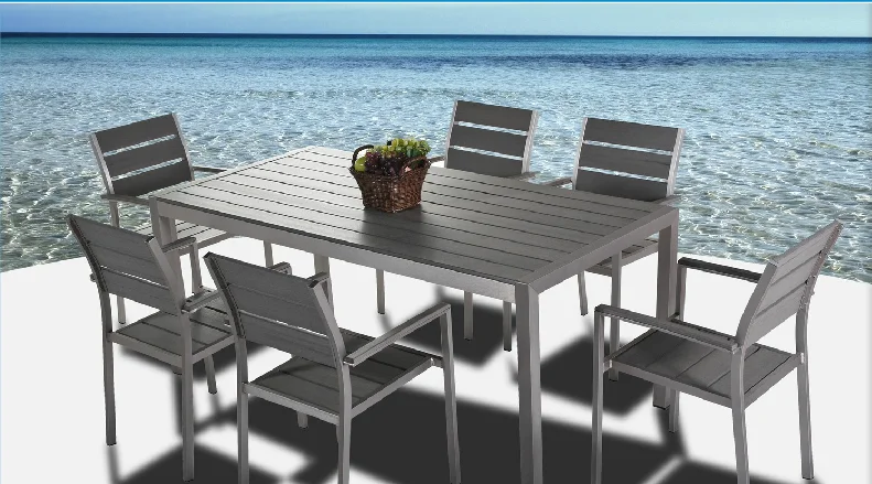 Amanda Modern Garden Luxury All Weather Restaurant Plastic Wood Table