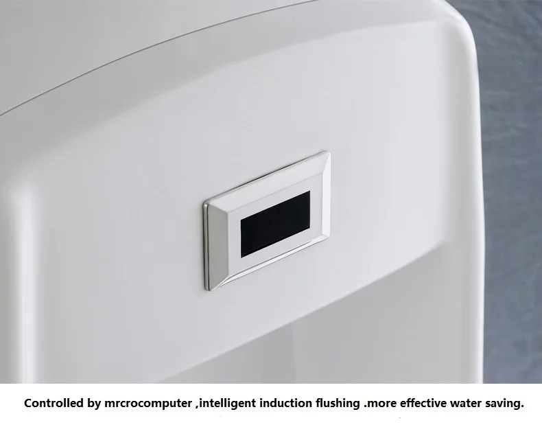 Integrated Automatic Urinal Flush Valve Ceramic Urinal