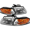 Auto lighting system for 96-00 Dodge Grand Caravan Chrysler Town&Country Pair Headlights Lamps