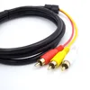 DVI to 5 RCA Video Component Cable 5FT Converter Support 4k*2K,1080p,3D,Ethernet