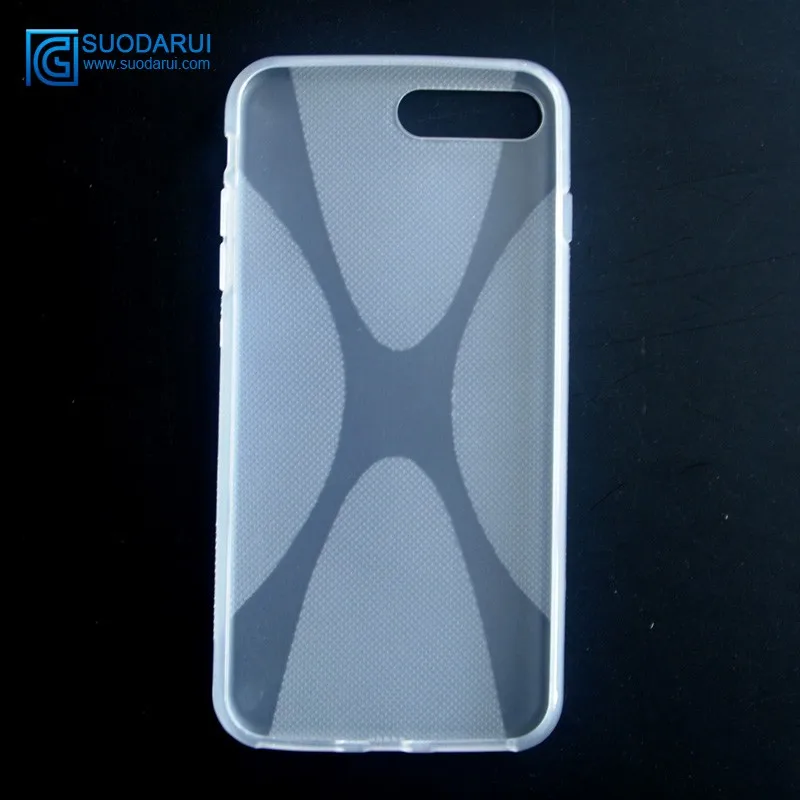 In stock Soft Gel Matte TPU Case For iphone 7 plus silicone cover
