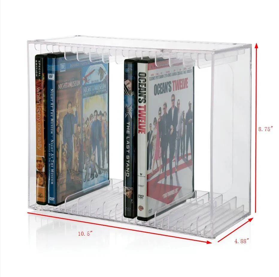 Boîte De Rangement Pour Dvd En Acrylique Et Plexiglas,Support Pour Cd