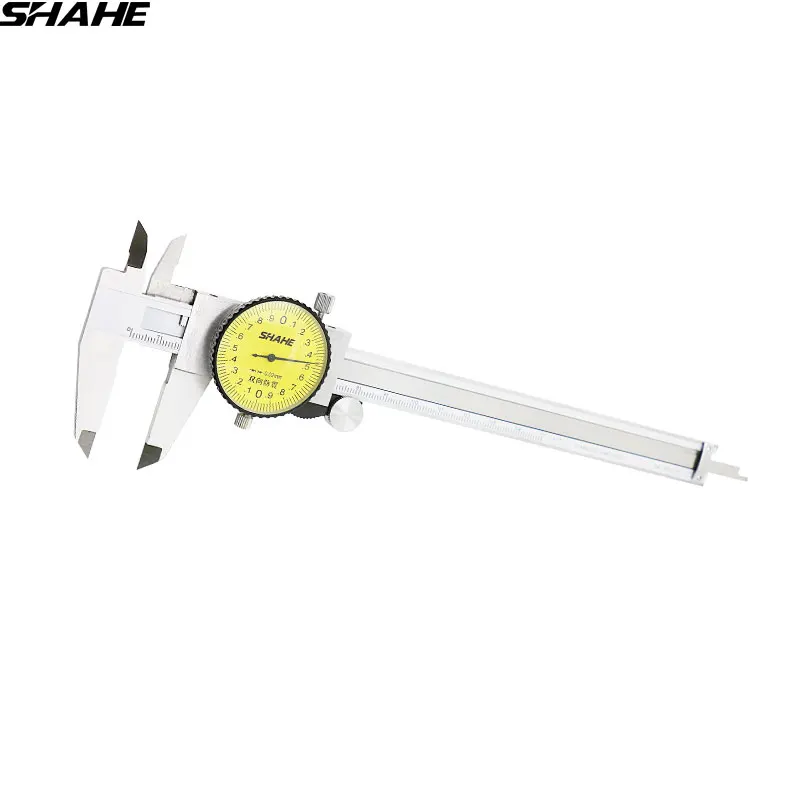 200 mm 0.02 mm Double Shock Dial Vernier Caliper Gauge Measuring Tool 5105-200