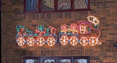 outdoor christmas wall lights