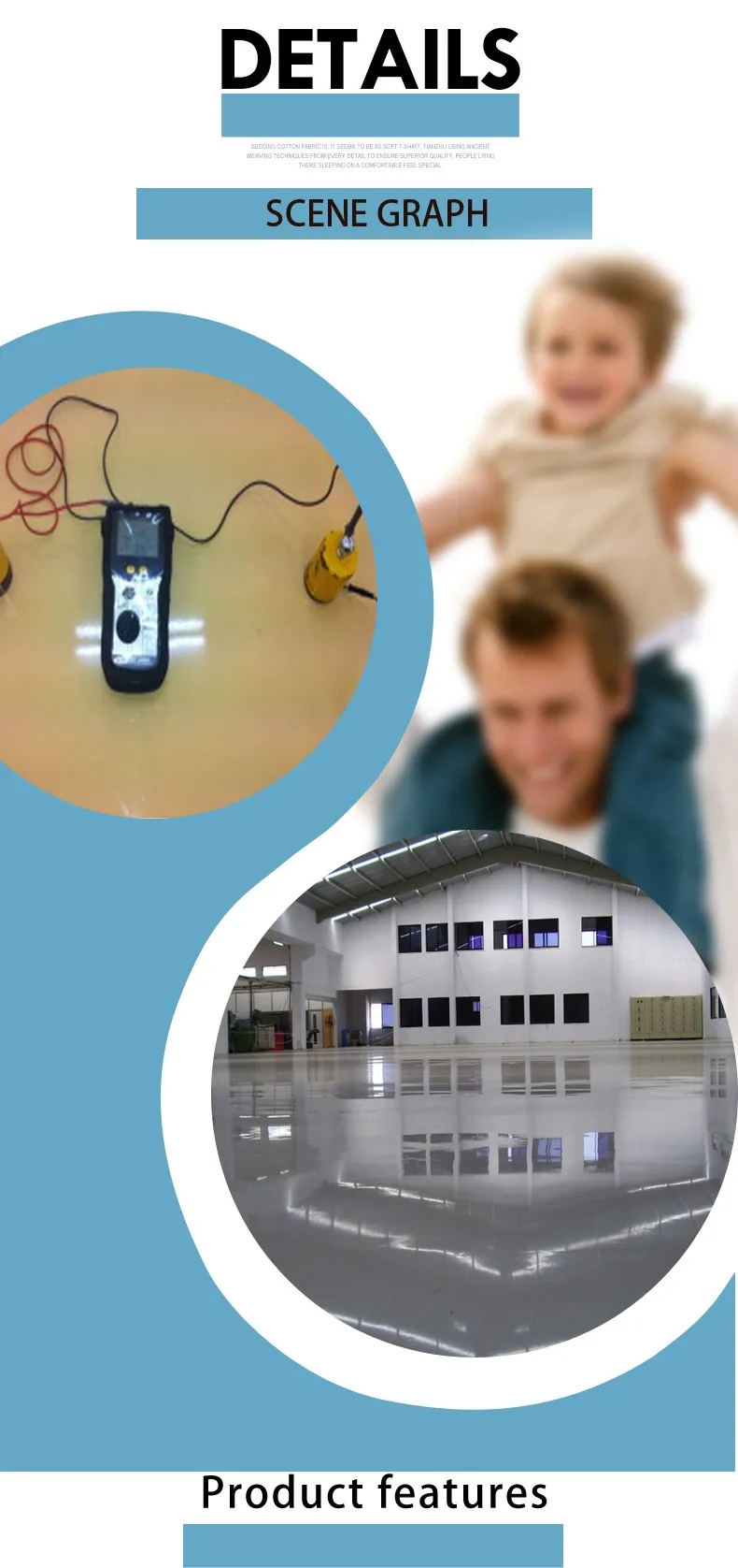 conductive spray epoxy anti static self-leveling floor coating