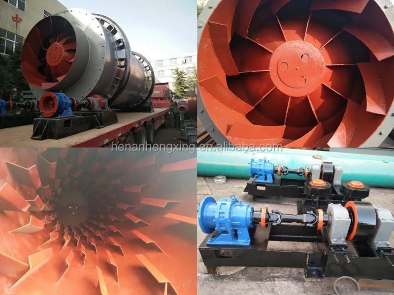 Silica Sand Three Cylinder Rotary Drum Drying Dryer Machine