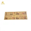 old USD currency version 24k US dollar set gold foil banknote with color printing