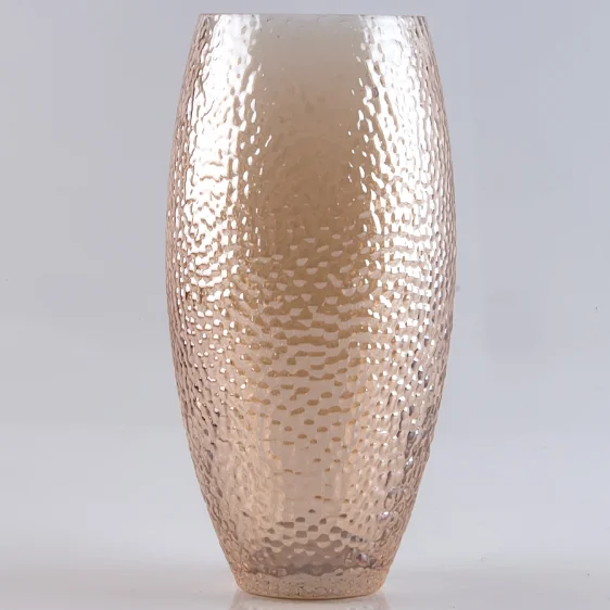 Wholesale Cheap Decorated Large Art Glassware Tall Colored Glass Vase