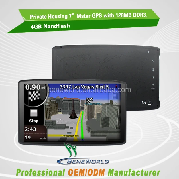 7 inch Mstar MSB2531 GPS Navigation with Win CE 6.0, View 7 inch gps ...