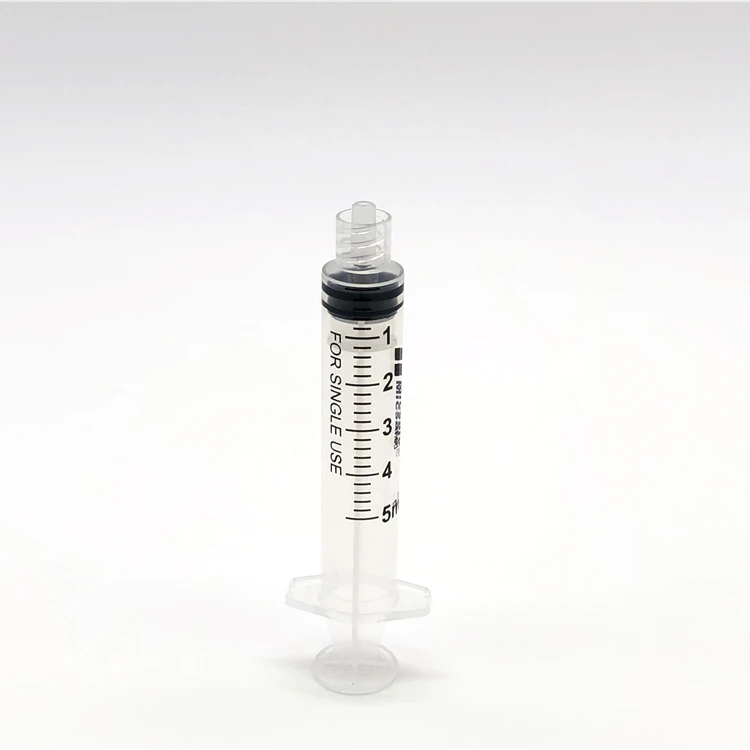 
5ml Luer Lock Disposable Syringe without needle 