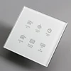 Smart home light modbus rs485 wall switch with customize icons and words