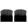Refined Portable Blush Brush, Flat Compact Pressed Cosmetic Blush Brush