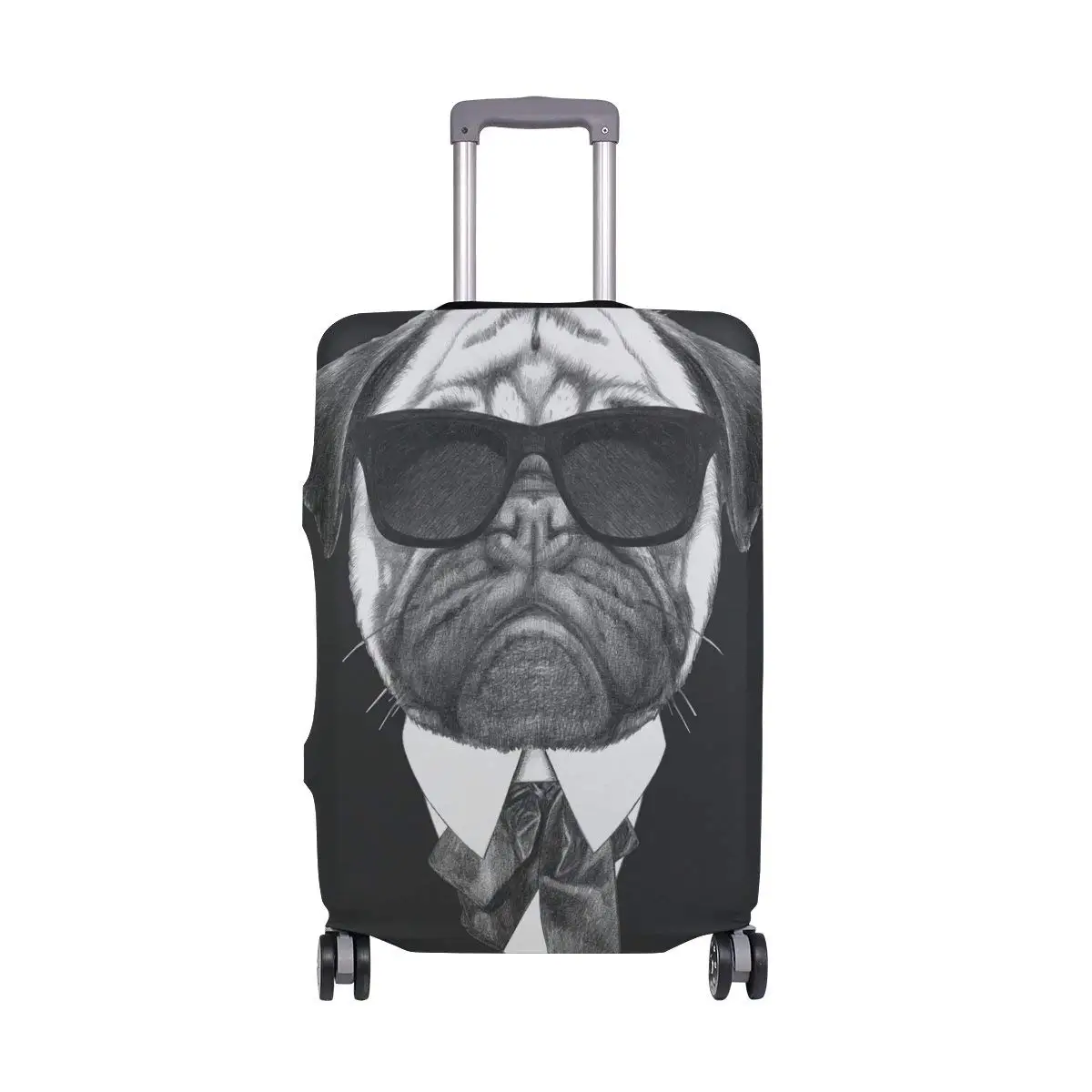GIOVANIOR Dark Dinosaurs Luggage Cover Suitcase Protector Carry On Covers