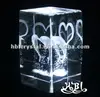 Lovely animal 3d crystal cube for souvenir gift, holiday gifts